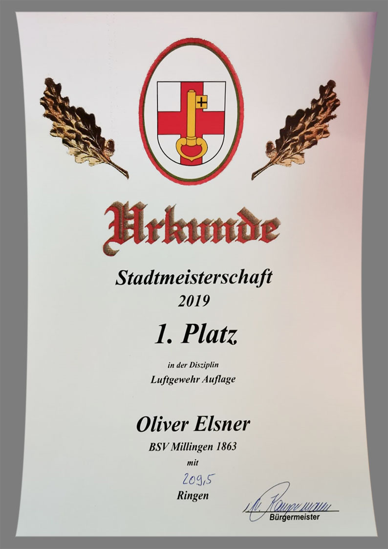 Oliver Elsner - Platz 1